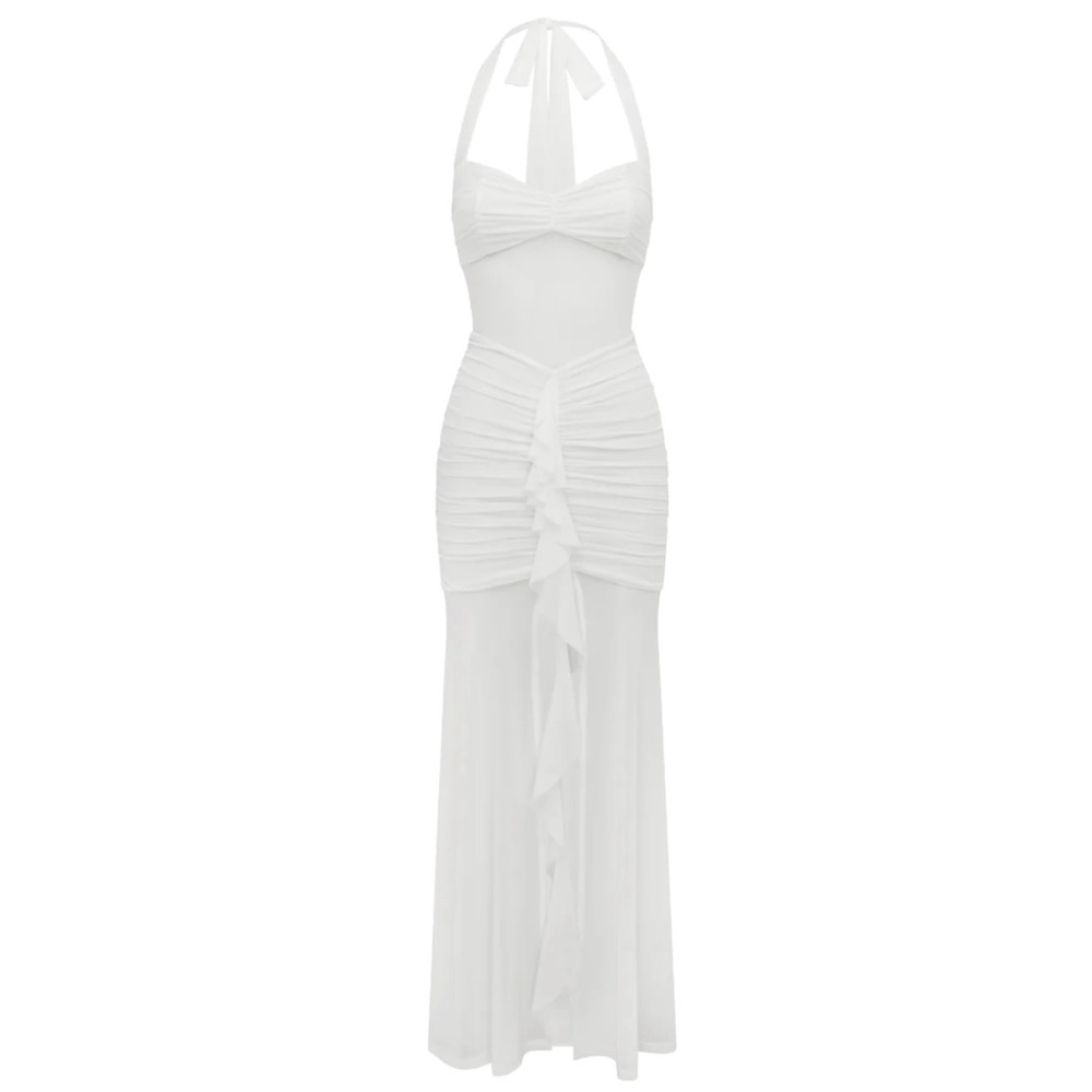 NWT RunAway The Label Tallula maxi dress in white. 
 M L sold out on web site